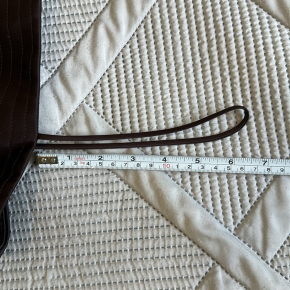 JS Collection from Nordstroms Brown Satin Dress Sz 6 - Picture 6 of 9